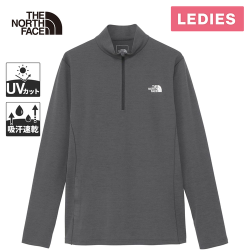 ザ・ノース・フェイス ノースフェイス レディース 長袖Tシャツ ロングスリーブフラッシュドライスリーディージップアップの通販は