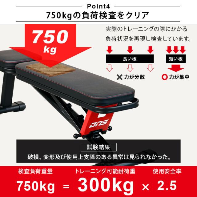 LEADING LINE トレーニングベンチ 黒 ベンチプレスラック