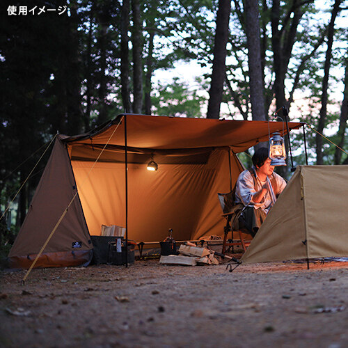 クイックキャンプ QUICKCAMP ソロテント 1人用 ポリコットン
