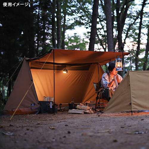 クイックキャンプ QUICKCAMP ソロテント 1人用 ポリコットン ツインポールソロテント QC-PT340 QCTENT キャンプ  アウトドア｜au PAY マーケット