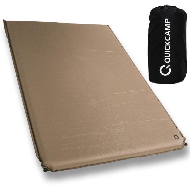 クイックキャンプ　インフレータブルマット ダブル インフレーターマット QUICKCAMP クイックキャンプ インフレーターマット ダブル 5cm厚