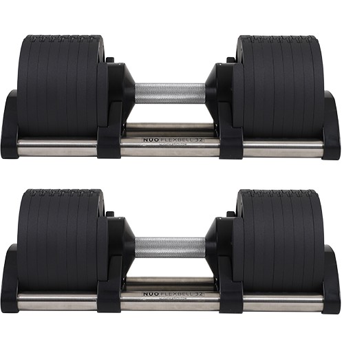 フレックスベル FLEXBELL 可変式ダンベル 32kg×2個 2kg刻み ...