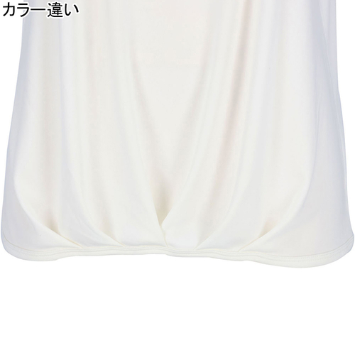 フィラ FILA レディース ゲームシャツ グリーン VL2698 25 半袖Tシャツ ドロップショルダー ウエストタック フェミニン トップス 吸水の通販は