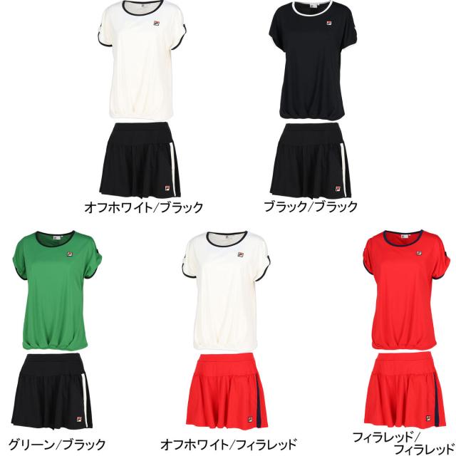 新品　FILA 上下セット　セットアップ　トップス　キュロットパンツ　L outfit-style_fl1526