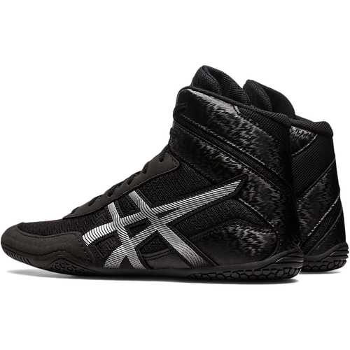 アシックス asics メンズ レスリングシューズ MATCONTROL 3 ブラック/ピュアシルバー 1081A053 001 レスリング ボクシング ボクササイズの通販は