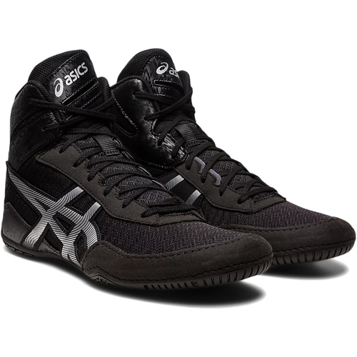 アシックス asics メンズ レスリングシューズ MATCONTROL 3 ブラック/ピュアシルバー 1081A053 001 レスリング ボクシング ボクササイズの通販は