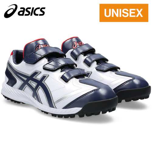 アシックス asics メンズ レディース 野球 トレーニングシューズ ネオリバイブ TR 3 ホワイト×ピーコート 1123A042 105 NEOREVIVE TR 3