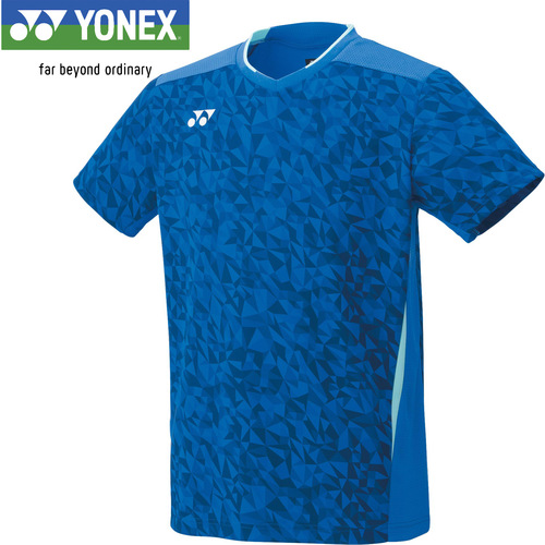 ヨネックス YONEX メンズ ゲームシャツ フィットスタイル ブルー 10523 002 ユニフォーム ユニホーム ゲームウェア 半袖 シャツの通販は