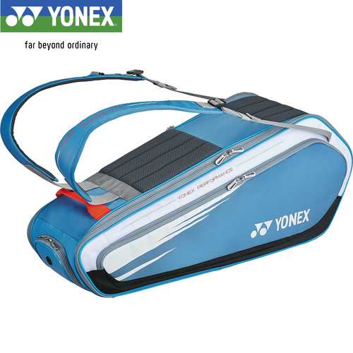 ヨネックス YONEX ラケットバッグ6 スモークブルー BAG2322R 376 ツアーバッグ テニス バドミントン ラケット 6本 収納 大会 試合 部活