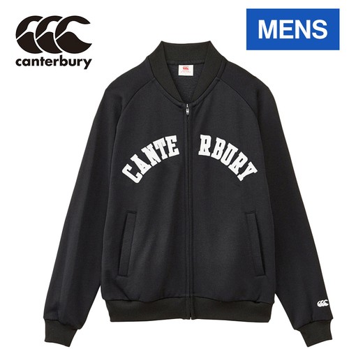 カンタベリー CANTERBURY メンズ レトロスウェットジャケット ブラック RA43514 19 RETRO SWEAT JACKET 長袖トップス フルジップアップ