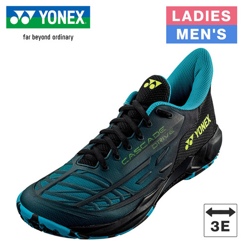 ヨネックス YONEX メンズ レディース バドミントンシューズ パワークッションカスケードドライブ クリアーブラック SHBCD2 249の通販は