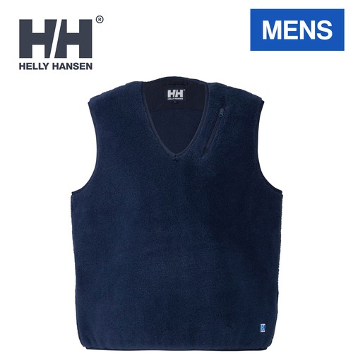 ヘリーハンセン HELLY HANSEN メンズ ファイバーパイルベスト ネイビー HE52360 N FIBERPILE Vest 2023秋冬モデル フリース ベスト 防寒