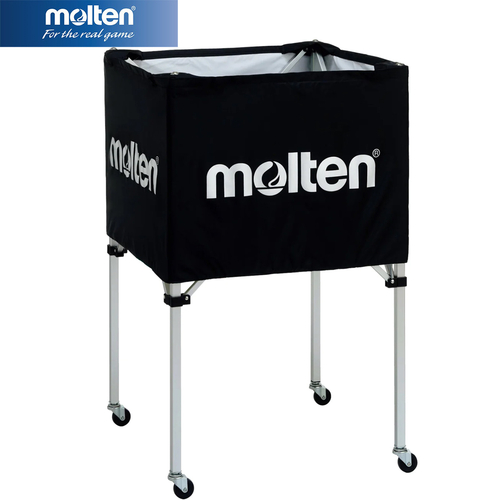 モルテン molten バスケットボール ボールカゴ 中・背高 黒 BK0023 K ボールキャリアー 屋内用 体育館 練習用品 部活