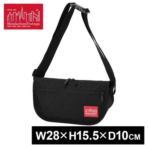 マンハッタンポーテージ Manhattan Portage メンズ レディース リードアウト ウエストバッグ ブラック MP1115 1000 Leadout Waist Bag