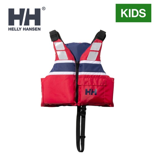 ヘリーハンセン HANSEN キッズ ヘリー ライフジャケット レッド HJ81640 R K HELLY LIFE JACKET 秋冬モデル アウトドア 釣り 海 川