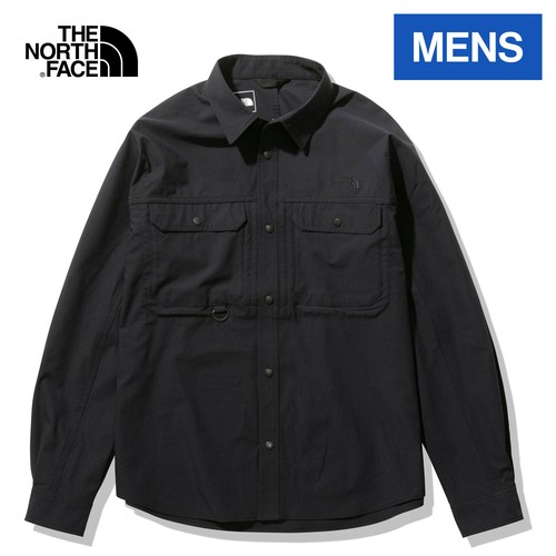 ザ・ノース・フェイス ノースフェイス メンズ ファイヤーフライキャノピーシャツ ブラック NR12231 K Firefly Canopy Shirt 春夏モデルの通販は