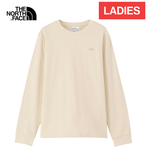 ザ・ノース・フェイス ノースフェイス レディース 長袖Tシャツ ロングスリーブヌプシコットンティー グラベル NTW32443 GL L/S Nuptseの通販は 7,051円