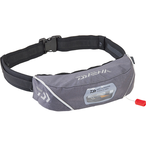 グローブライド GLOBERIDE インフレータブルライフジャケット （ウエストタイプ自動・手動膨脹式） グレー DF-2222 お得 小型船舶用の通販は