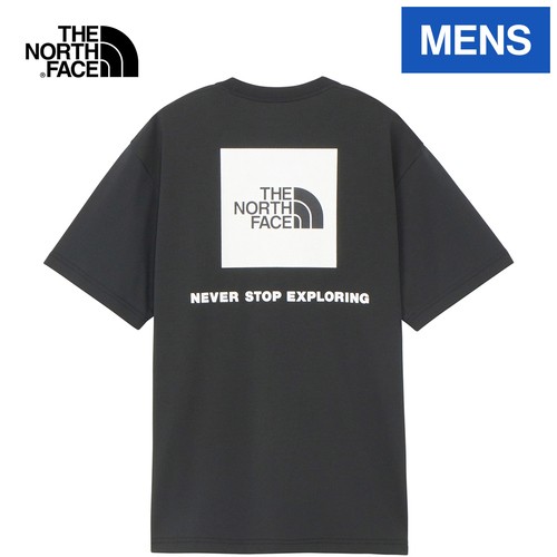 ザ・ノース・フェイス ノースフェイス メンズ 半袖Tシャツ ショートスリーブバックスクエアーロゴティー ブラック NT32447 K S/S Backの通販は