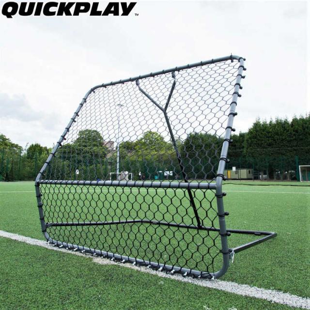 クイックプレイ QUICKPLAY サッカー 練習用品 プロ リバウンダー 1.5m×1.5m（5×5ft） QP-Pro Re5×5 フットサル ネット リバウンドネット リターンネット 壁打ち 壁当て 角度調整 屋外 トレーニング 練習 自主練 卒業記念 卒団記念