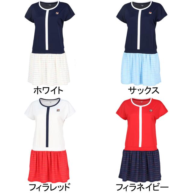 【フィラ】 FI LAテニス 2024年春夏モデル ワンピース Lサイズ フィラ FILA テニスウェア レディース ワンピース KPI限定コラボ