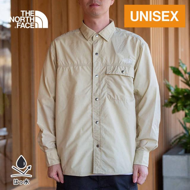 ノースフェイス　ロングスリーブヌプシシャツ　XL グラベル ロングスリーブヌプシシャツ（ユニセックス） / L/S NUPTSE