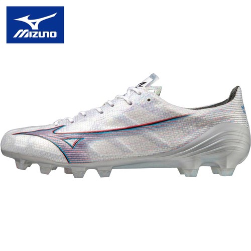 ミズノ MIZUNO メンズ レディース サッカー スパイク ミズノアルファ JAPAN ホワイト×レッド×ブルー P1GA2360 09 フットサル 天然芝