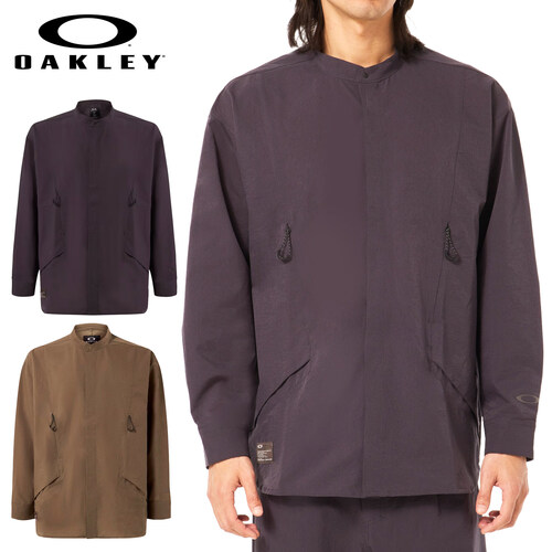 オークリー OAKLEY メンズ 長袖シャツ FGL AP ロングスリーブシャツ 1.0 FOA406367 長袖 立襟 スタンドカラー トップス ウェア 紫外線の通販は