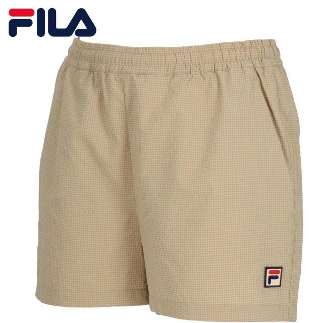 FILA テニスウェア ショートパンツ VL2923 ベージュ FILA フィラ テニスウェア レディース ショートパンツ VL2923