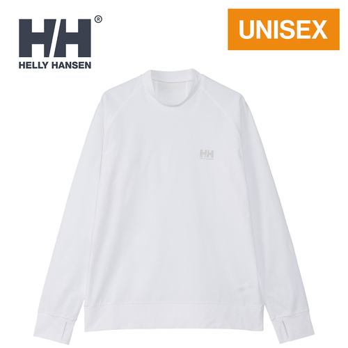 ヘリー・ハンセン HELLY HANSEN メンズ レディース ロングスリーブラッシュガード クリアホワイト HH82407 CW L/S Rashguard 春夏モデルの通販は 6,376円