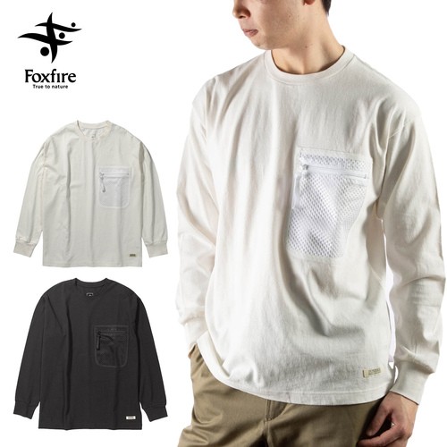 フォックスファイヤー Foxfire メンズ 長袖Tシャツ メッシュ