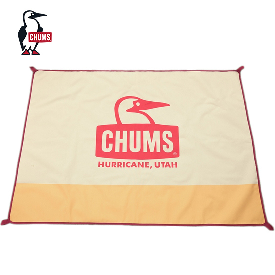チャムス CHUMS レジャーシート ブービー フェイス ピクニックシート イエロー/ナチュラル CH62-2079 Y071 Booby Face Picnic Sheet 2024春夏モデル アウトドア 遠足 ピクニック 野外 運動会 シート 行楽