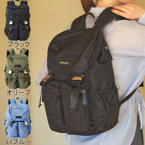 ミルクフェド MILKFED. ロゴ プレート バックパック 103241053005 LOGO PLATE BACKPACK デイパック リュック リュックサック かばん 鞄の通販は