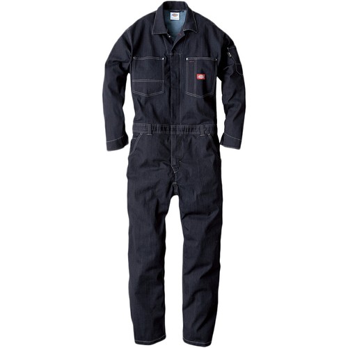 ディッキーズ Dickies メンズ レディース CORDURAストレッチデニムツナギ インディゴ D-756 31 オールインワン つなぎ 長袖