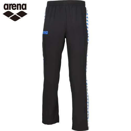 アリーナ arena メンズ レディース トレーニングウェア ロングパンツ フィットシルエット ブラック×ブルー ASS4LPU004 BKBU 水泳の通販は