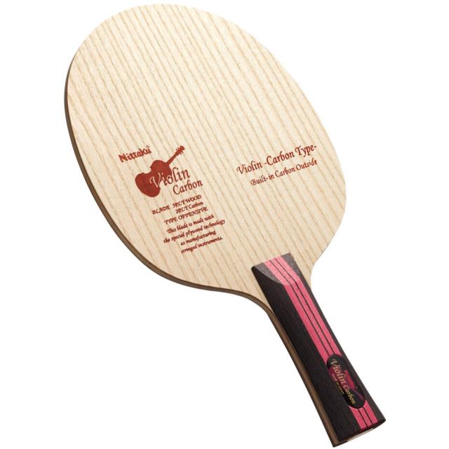 Nittaku Violin オフェンシブラケット Nittaku バイオリン FL 卓球ラケット Violin Carbon Type 好かっ 卓球
