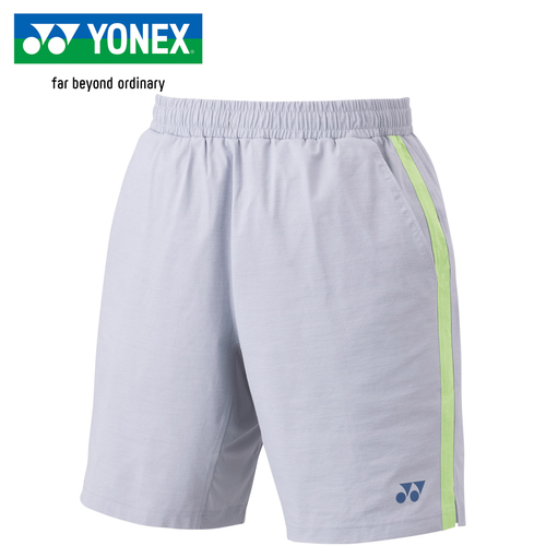 ヨネックス YONEX メンズ レディース バドミントンウェア ゲームパンツ ユニニットハーフパンツ ミストブルー 15166 406 バドミントンの通販は
