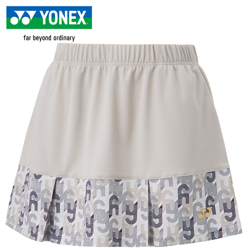 YONEX ヨネックス ウィメンズスカート (26135) 色 : サンドグレー