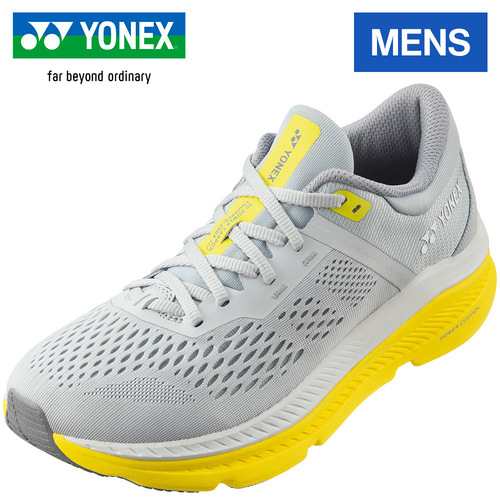 ヨネックス YONEX メンズ ランニングシューズ セーフラン200Xメン グレー／イエロー SHR200XM 815 ランニング ジョギング シューズ 靴