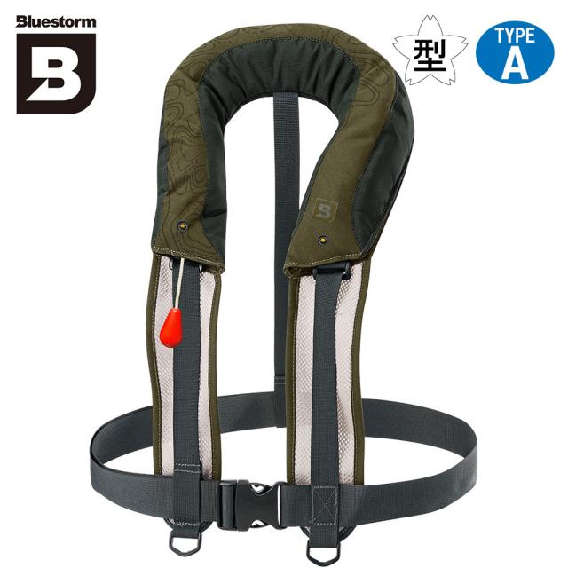 BLUESTORM 膨張式ライフジャケット BSJ-5520RS TYPE-A ブルーストーム