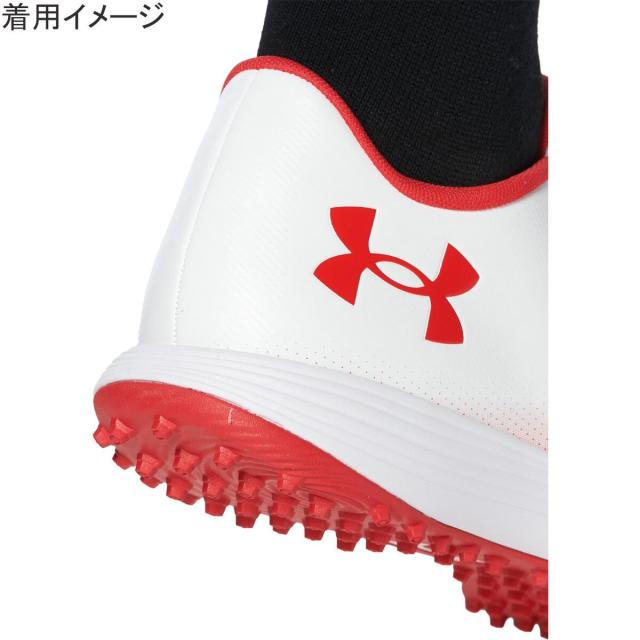 Under Armour トレーニングシューズ レッド/ホワイト アンダーアーマー UNDER ARMOUR メンズ 野球 トレーニング