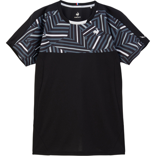 ルコック スポルティフ le coq sportif メンズ エールフォルム ゲームシャツ ブラック QTMXJA02 BK テニス ユニフォーム シャツの通販は