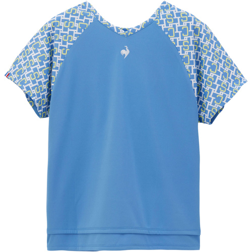 ルコック スポルティフ le coq sportif レディース 2way ゲームシャツ ブルー QTWXJA03 BL テニス ユニフォーム シャツ トップス 半袖の通販は
