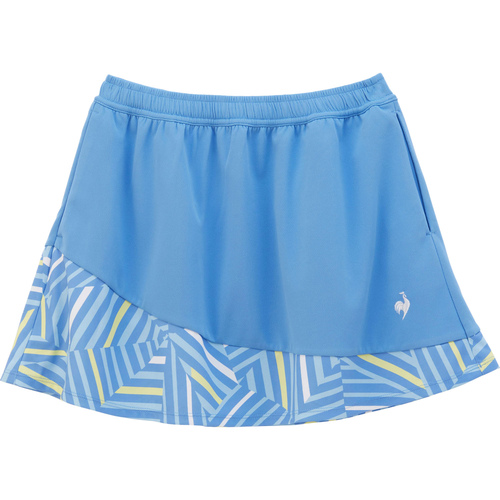ルコック スポルティフ le coq sportif レディース グラフィック ゲームスコート ブルー QTWXJE02 BL テニス スカート UVカット ウェアの通販は