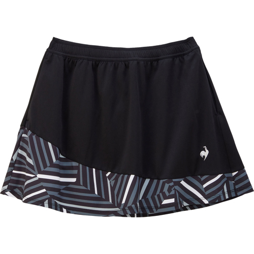 ルコック スポルティフ le coq sportif レディース グラフィック ゲームスコート ブラック QTWXJE02 BK テニス スカート UVカットの通販は
