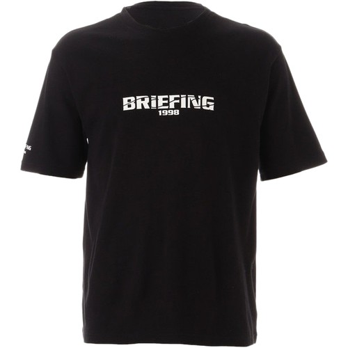 ブリーフィング BRIEFING メンズ 半袖シャツ ロゴ Tシャツ リラックスフィット BRG241MD4 ゴルフ ウェア トップス ビーチ タウン