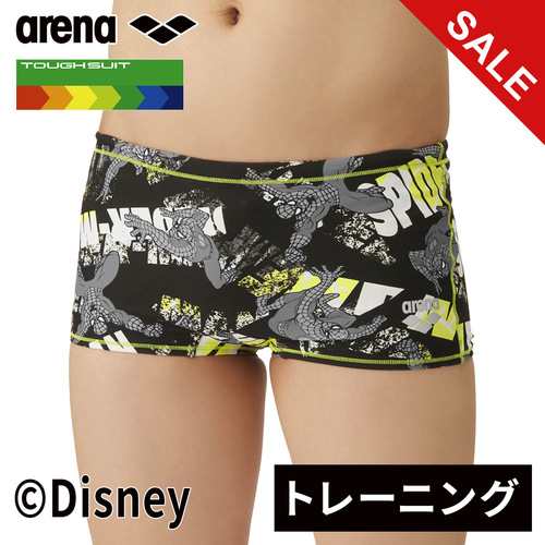 クリアランス アリーナ arena メンズ 水着 トレーニングスパッツ ショートレッグ ブラック×グリーン AS4FWM51M BKGR 2024秋冬モデルの通販は