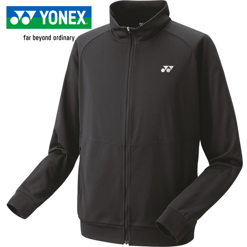 ヨネックス YONEX メンズ レディース テニス トレーニングウェア ニットウォームアップシャツ ブラック 50151 007 アウター 上着の通販はテニスウェア