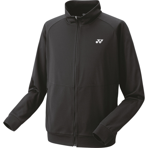 ヨネックス YONEX メンズ レディース テニス トレーニングウェア ニットウォームアップシャツ ブラック 50151 007 アウター 上着の通販は