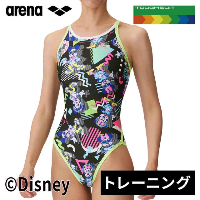 arena アリーナ 水着 レディースSSサイズ ミニーちゃん柄 アリーナ 【レディース】 競泳水着 レディース 水泳 ディズニー